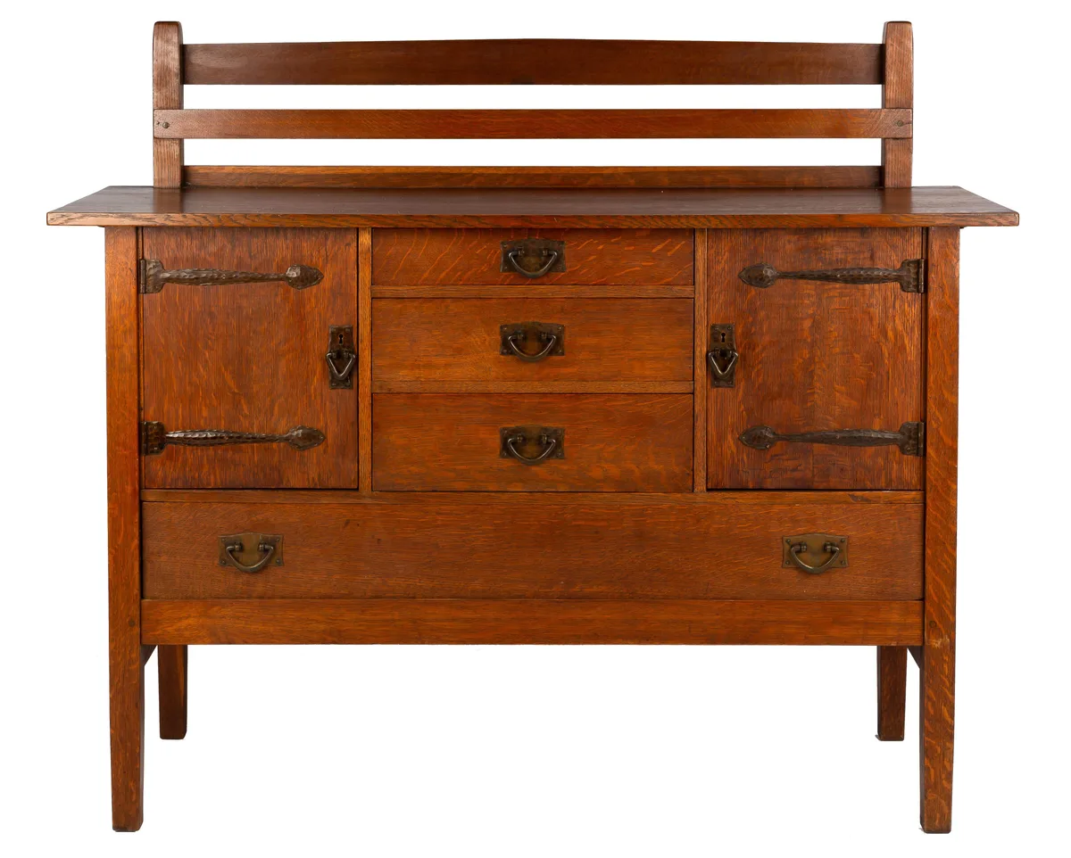 Oak Sideboard by Gustav Stickley, sold May 2020