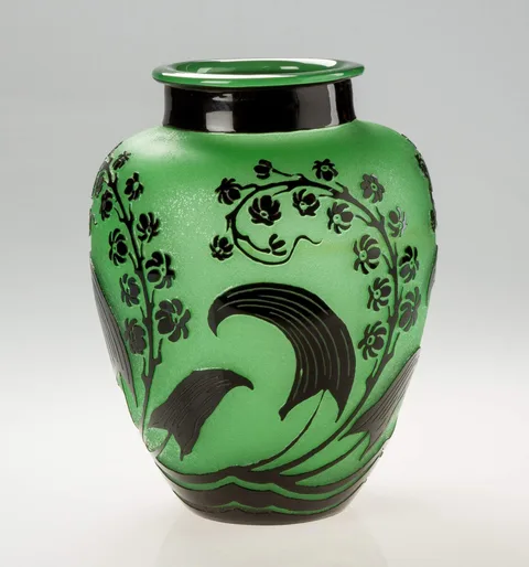 Alexander Joseph von Steuben, Acid Cut Back Vase