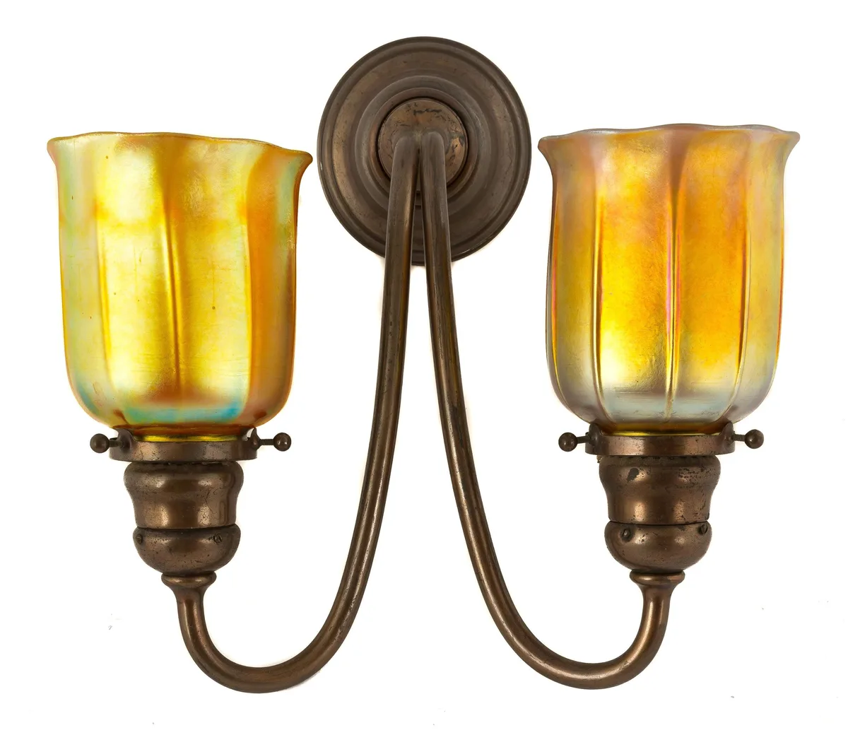 Wall Sconce by Tiffany Studios, sold Sep 2018