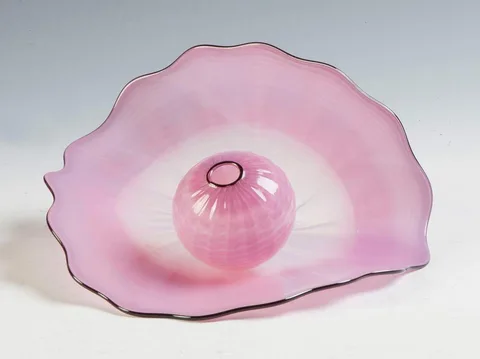 Seaform Pair by Dale Chihuly, sold Sep 2014