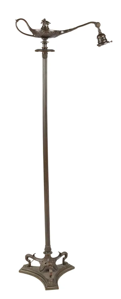Aladdin Floor Lamp by Tiffany Studios, sold May 2021