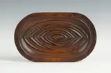 Charles Rohlfs, Carved Oak Calling Card Tray