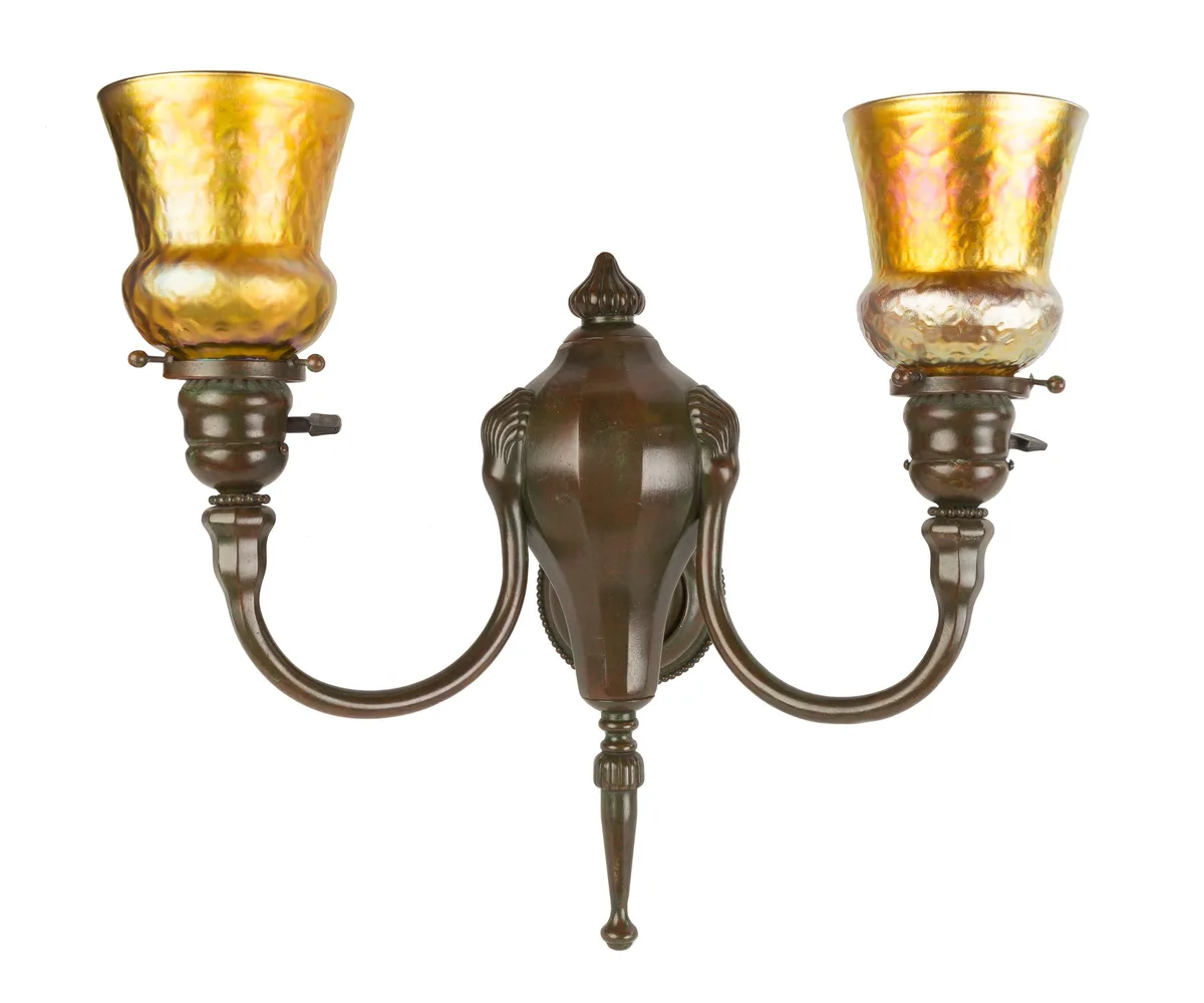 Wall Sconce by Tiffany Studios, sold Nov 2018