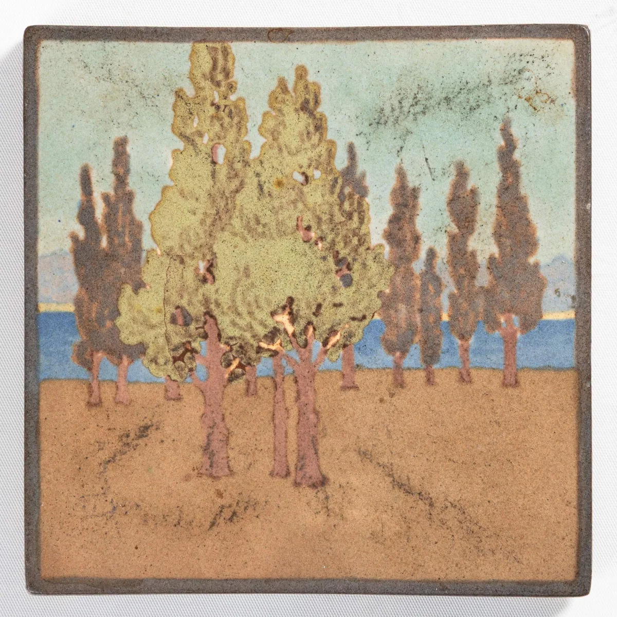 Marblehead, Pottery Studio Tile, 1913, Glazed earthenware