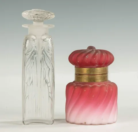 Cologne & Glass Inkwell by Lalique, sold May 2016