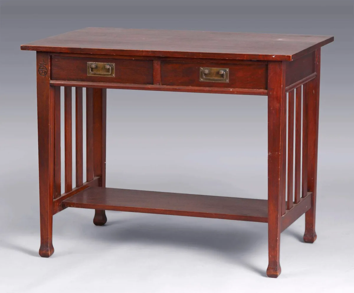 2 Drawer Library Table by Roycroft, sold Sep 2009