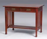 Roycroft, 2 Drawer Library Table
