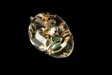 Alexander Joseph von Steuben, Glass Ladybug with Jade Gemstone
