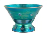 Alexander Joseph von Steuben, Blue Aurene Footed Bowl