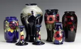 Moorcroft, Pansy Vase