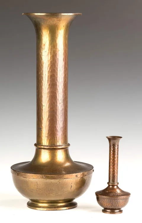 Roycroft, Hammered Copper American Beauty Vase