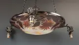 Daum Nancy, Cameo Glass Hanging Fixture