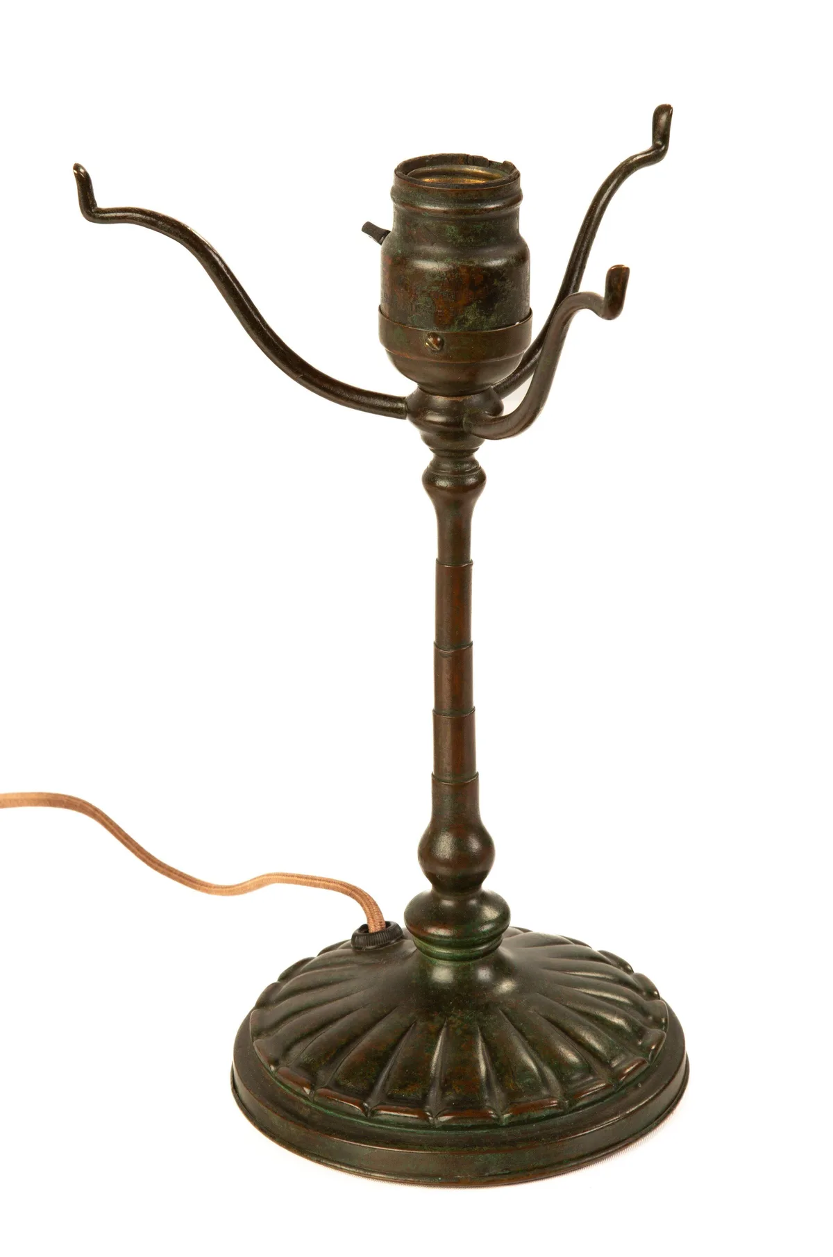 Bronze Lamp Base by Tiffany Studios, sold May 2023