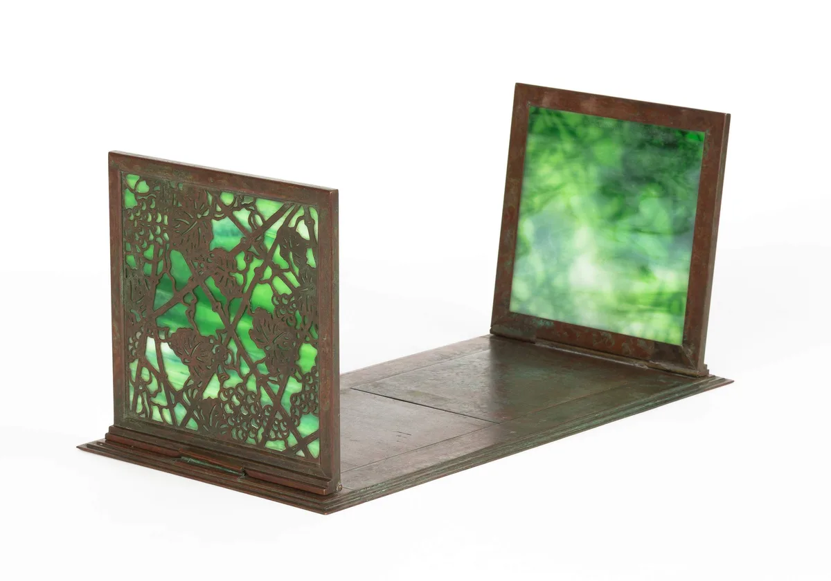 Grapevine Bookends by Tiffany Studios, sold Mar 2019