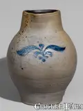 C. Crolius, Rare C. CROLIUS / STONE-WARE / MANUFACTURER / Manhattan Wells / NEW-YORK Stoneware Pitcher, early 19th century, Stoneware
