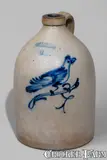 J. & E. Norton, J. & E. NORTON / BENNINGTON VT Stoneware Bird Jug, c1855, c1855, Stoneware