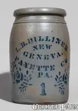 L.B. Dilliner, L.B. DILLINER / NEW GENEVA / FAYETTE CO. / PA Stoneware Jar, circa 1875, Stoneware