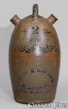 Richey & Hamilton, Very Rare RICHEY & HAMILTON / PALATINE / W. VA Stoneware Harvest Jug