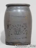 Rager Lloyd & Co., RAGER LLOYD & CO. / Palatine W Va Stoneware Jar, c1875, c1875, Stoneware