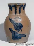 Sam'l I Irvine, Rare and Fine SAM'L I IRVINE / NEWVILLE, PA Stoneware Pitcher, c1865, c1865, Stoneware