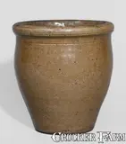 H.H. Zigler, Rare H.H. ZIGLER / NEWVILLE, PA Glazed Stoneware Jar, c1852-1865, c1852-1865, Stoneware