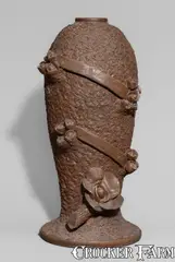 Warren Johnston, Rare Evans Pottery, Dexter, Missouri Presentation Vase: "Warren Johnston / From Doc Bailiff / 1929", 1929, Stoneware