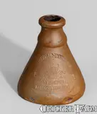 Boss Brothers, Rare BOSS BROTHERS / MIDDLEBURY Ohio Salt-Glazed Stoneware Inkwell, Salt-glazed stoneware