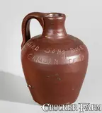 Dock, Glazed Stoneware Souvenir Jug, Inscribed "BiRD SONg DOCK / CAMDEN TENN", Stoneware