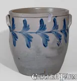 Hamilton & Pershing, Rare HAMILTON & PERSHING / JOHNSTOWN, PA Stoneware Jar, c1852-55, c1852-55, Stoneware