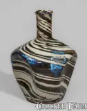 E.W. Reinhardt's Pottery, E.W. REINHARDT'S POTTERY / VALE, NC Stoneware Bottle w/ Swirl Pattern, c1940, c1940, Stoneware