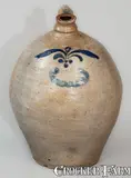C. Crolius, Fine C. CROLIUS / MANUFACTURER / MANHATTAN-WELLS / NEW-YORK Stoneware Jug, early 19th century, Stoneware