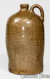 J. W. S. & Co., Fine J. W. S. & CO / PINE HOUSE, / S. C. Stoneware Jug (John W. Seigler, Shaw's Creek, Edgefield Dist, SC), circa 1860, Stoneware