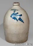 Cowden & Wilcox, COWDEN & WILCOX / HARRISBURG, PA Three-Gallon Stoneware Jug