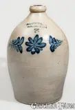 Cowden & Wilcox, COWDEN & WILCOX / HARRISBURG,PA Three-Gallon Stoneware Jug, circa 1865