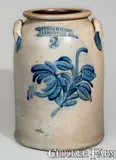 Cowden & Wilcox, COWDEN & WILCOX / HARRISBURG, PA Two-Gallon Stoneware Jar, c1865