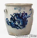 J. Norton & Co., J. NORTON & CO. / BENNINGTON VT Stoneware Jar, circa 1860, circa 1860, Stoneware