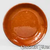 John Bell, JOHN BELL / WAYNESBORO, PA Redware Dish, circa 1850-80, circa 1850-80, Redware