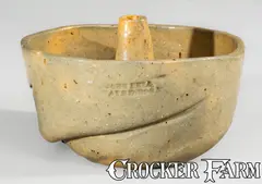 John Bell, JOHN BELL / WAYNESBORO Redware Cake Mold, c1850-80, c1850-80, Redware
