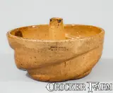 John Bell, JOHN BELL / WAYNESBORO Redware Cake Mold, c1850-80, c1850-80, Redware