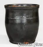 Upton M. Bell, Scarce UPTON M. BELL / Waynesboro, Pa Redware Jar, circa 1895, circa 1895, Redware