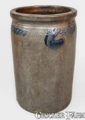 S. Bell & Son, S. BELL & SON / STRASBURG, VA Two-Gallon Stoneware Jar, circa 1890, circa 1890, Stoneware