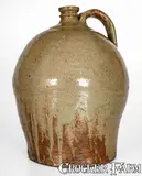David Drake, Fine Stoneware Jug Incised "Lm," David Drake, Edgefield District, South Carolina, circa 1855, Stoneware