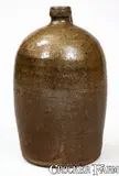 J. W. S. & Co., Fine J.W.S. & CO. / PINE HOUSE, / S.C. Stoneware Jug, John W. Seigler, Shaw's Creek, Edgefield District, SC, circa 1860, Stoneware