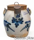 Cowden & Wilcox, 1 Gal. COWDEN & WILCOX / HARRISBURG, PA Stoneware Batter Pail, circa 1865