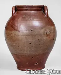 Frederick Carpenter, Fine BOSTON / 1804 Stoneware Jar (Frederick Carpenter), 1804, Stoneware