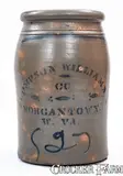 Thompson & Williams, THOMPSON & WILLIAMS / MORGANTOWN, W. VA Stoneware Jar, circa 1875, Stoneware