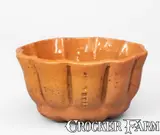 John Bell, Glazed JOHN BELL / WAYNESBORO, Pennsylvania Redware Pudding Mold, circa 1850-1880, Redware