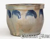 John Bell, Cobalt-Decorated JOHN BELL / WAYNESBORO, PA Stoneware Bowl, circa 1850-1880, Stoneware