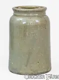 John Bell, Celadon-Glazed JOHN BELL / WAYNESBORO Stoneware Canning Jar, circa 1850-1880, Stoneware