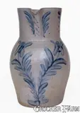 J. Swank & Co., Very Rare J. SWANK & CO. / JOHNSTOWN Stoneware Pitcher, c1860, c1860, Stoneware